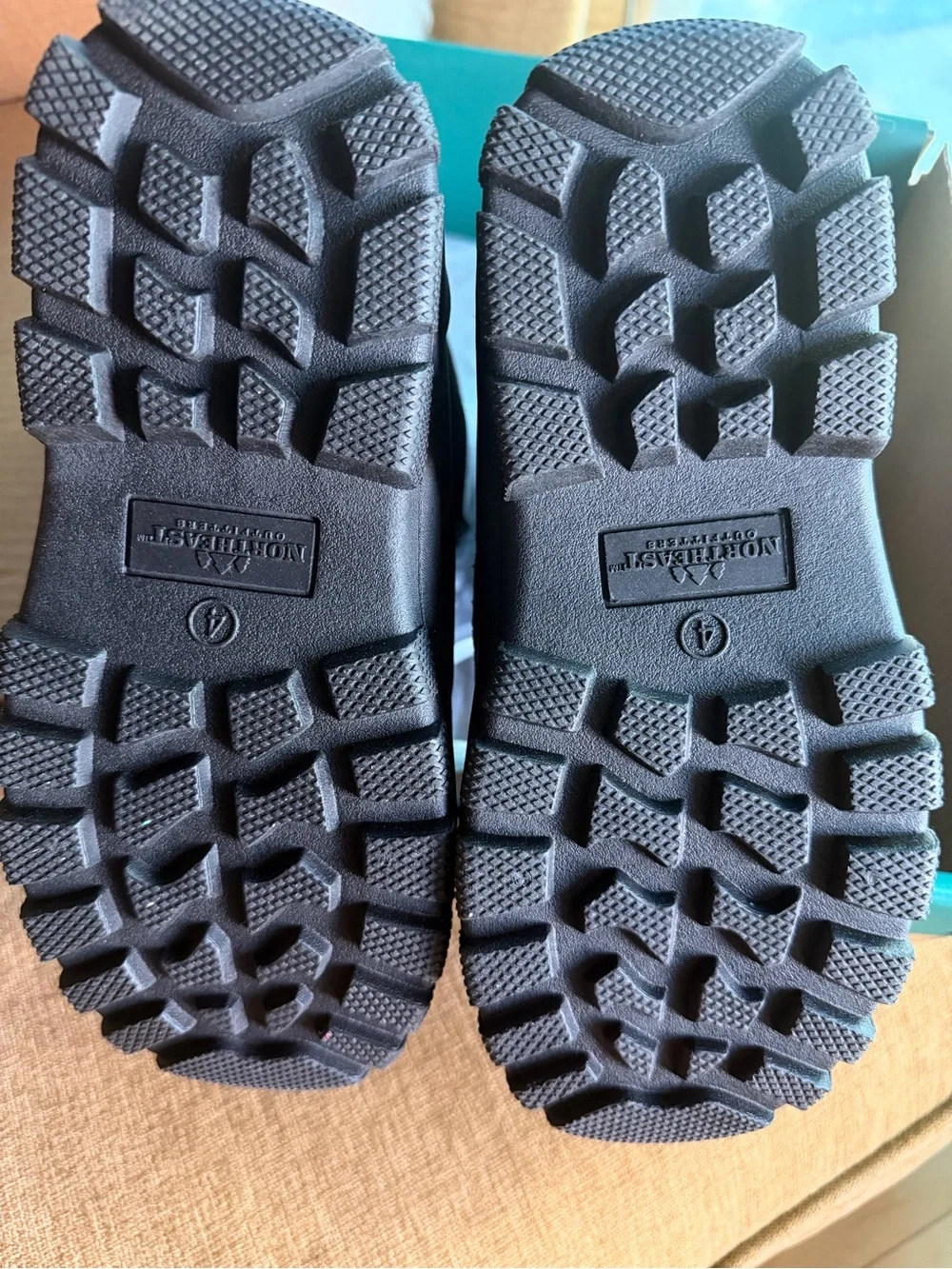 NEW Kids 4 Black Winter Snow Boots